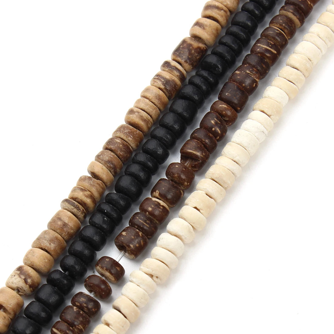 5mm 8mm 10mm Round Natural Wood Spacer Beads Wooden Prayer Beads for DIY Necklaces Bracelets Jewelry Making Supplies