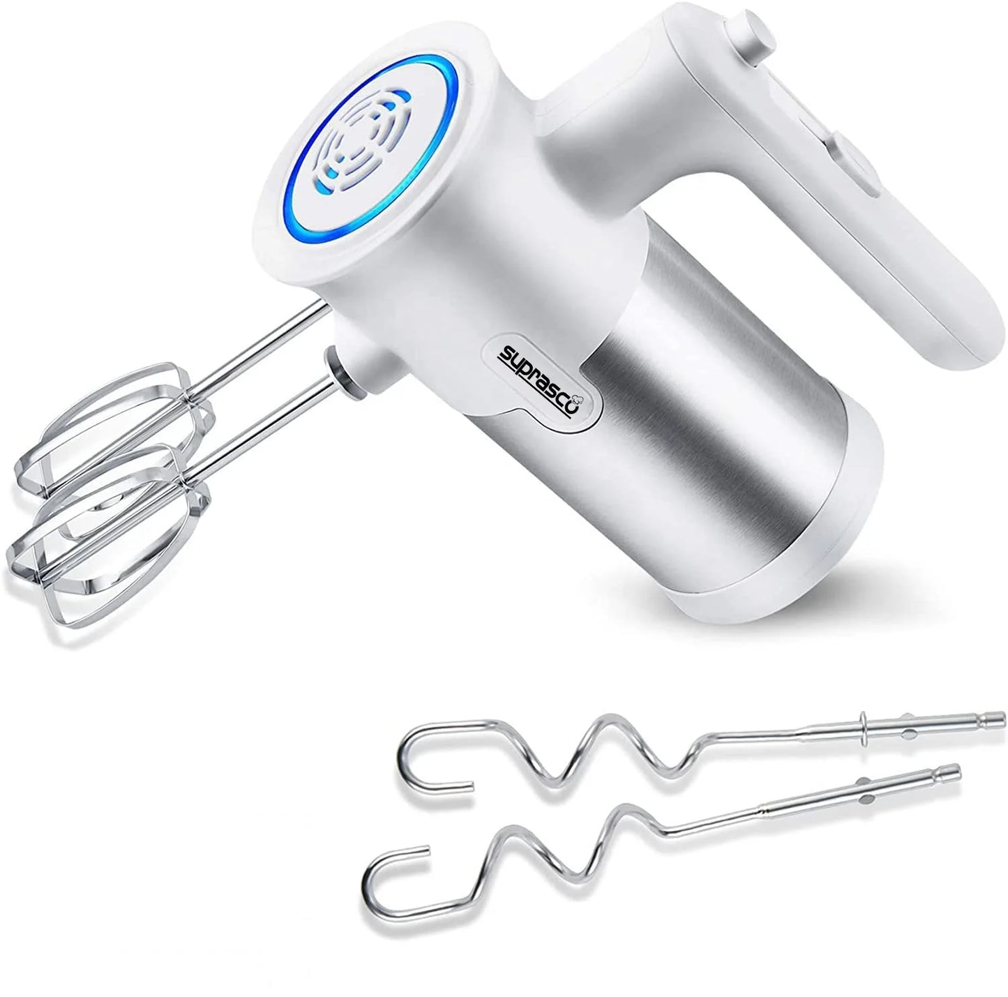 300W 5-Speed Automatic Electric Stand Mixer Tilt-Head Design Beater Ejector Dough Hook Plastic Housing UK Plug Household