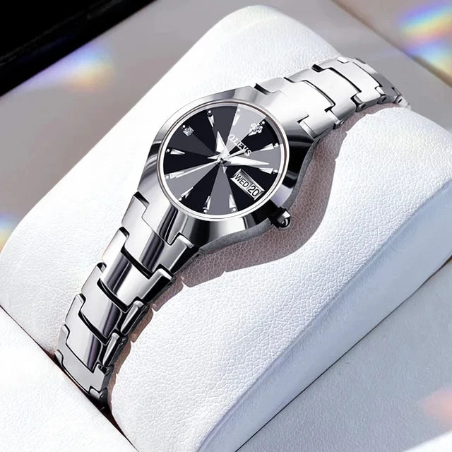 OLEVS 8697 Luxury Fashion Quartz Women's Watch Waterproof Calendar Luminous Hands Wristwatch for Women Montre Femme Relojes Uhr