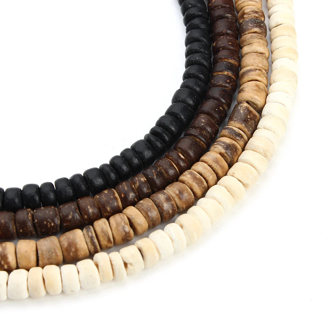 5mm 8mm 10mm Round Natural Wood Spacer Beads Wooden Prayer Beads for DIY Necklaces Bracelets Jewelry Making Supplies