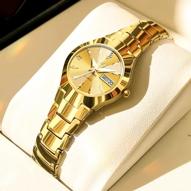 OLEVS 8697 Luxury Fashion Quartz Women's Watch Waterproof Calendar Luminous Hands Wristwatch for Women Montre Femme Relojes Uhr