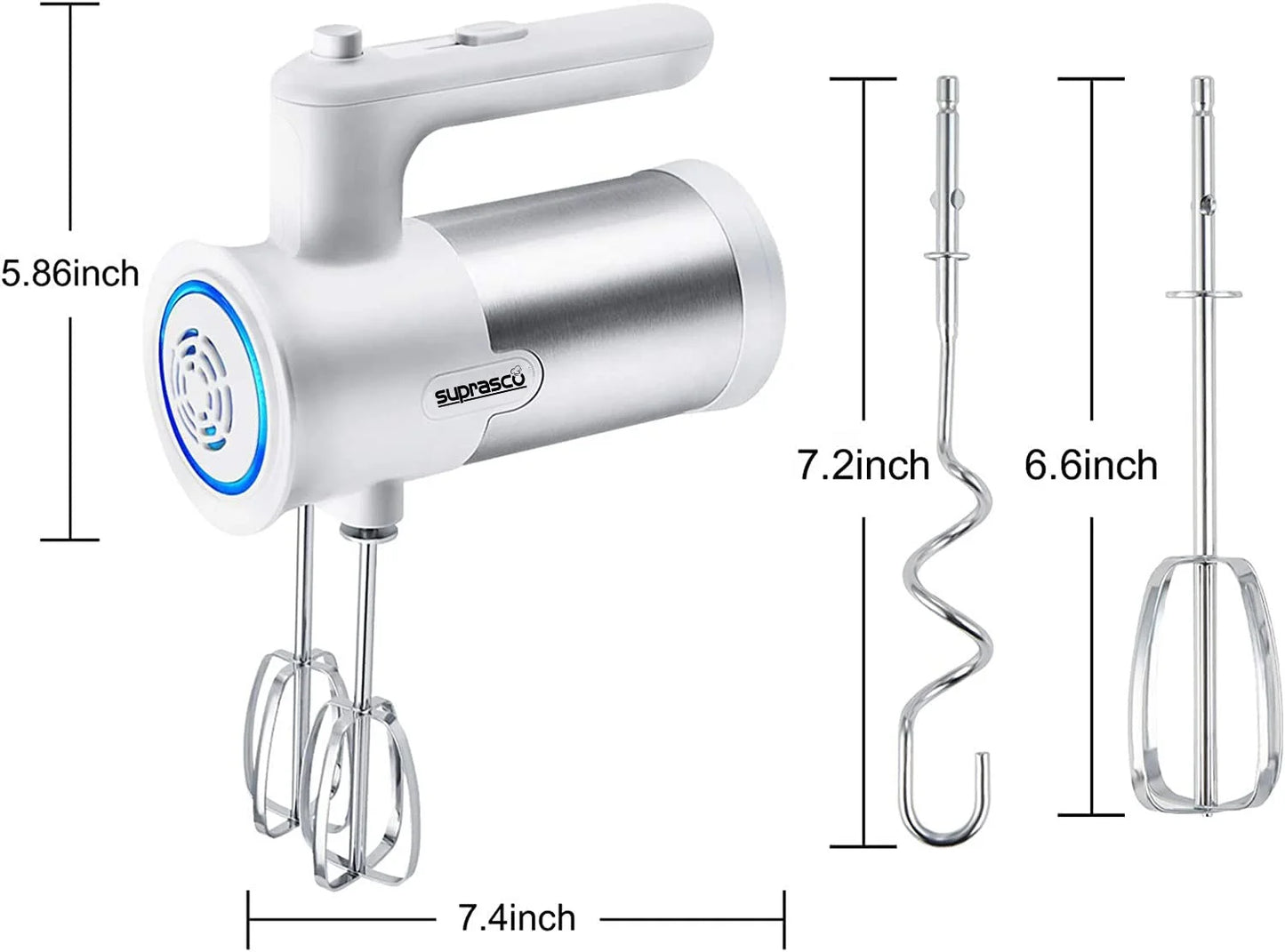 300W 5-Speed Automatic Electric Stand Mixer Tilt-Head Design Beater Ejector Dough Hook Plastic Housing UK Plug Household