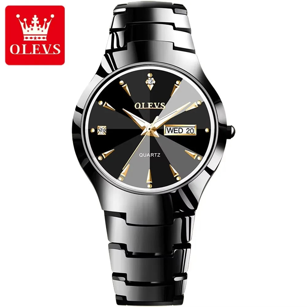 OLEVS 8697 Luxury Fashion Quartz Women's Watch Waterproof Calendar Luminous Hands Wristwatch for Women Montre Femme Relojes Uhr