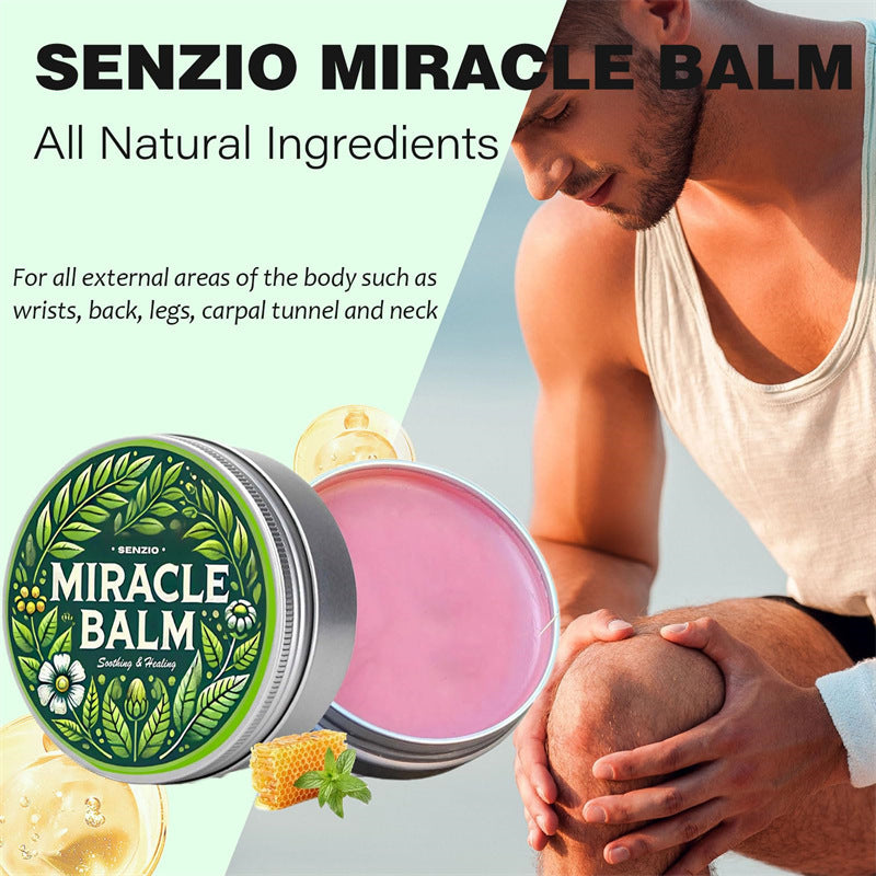 Senzio Miracle Balm Soothes Leg Joint Discomfort, Enhances Vitality, and Provides Gentle Skin Care