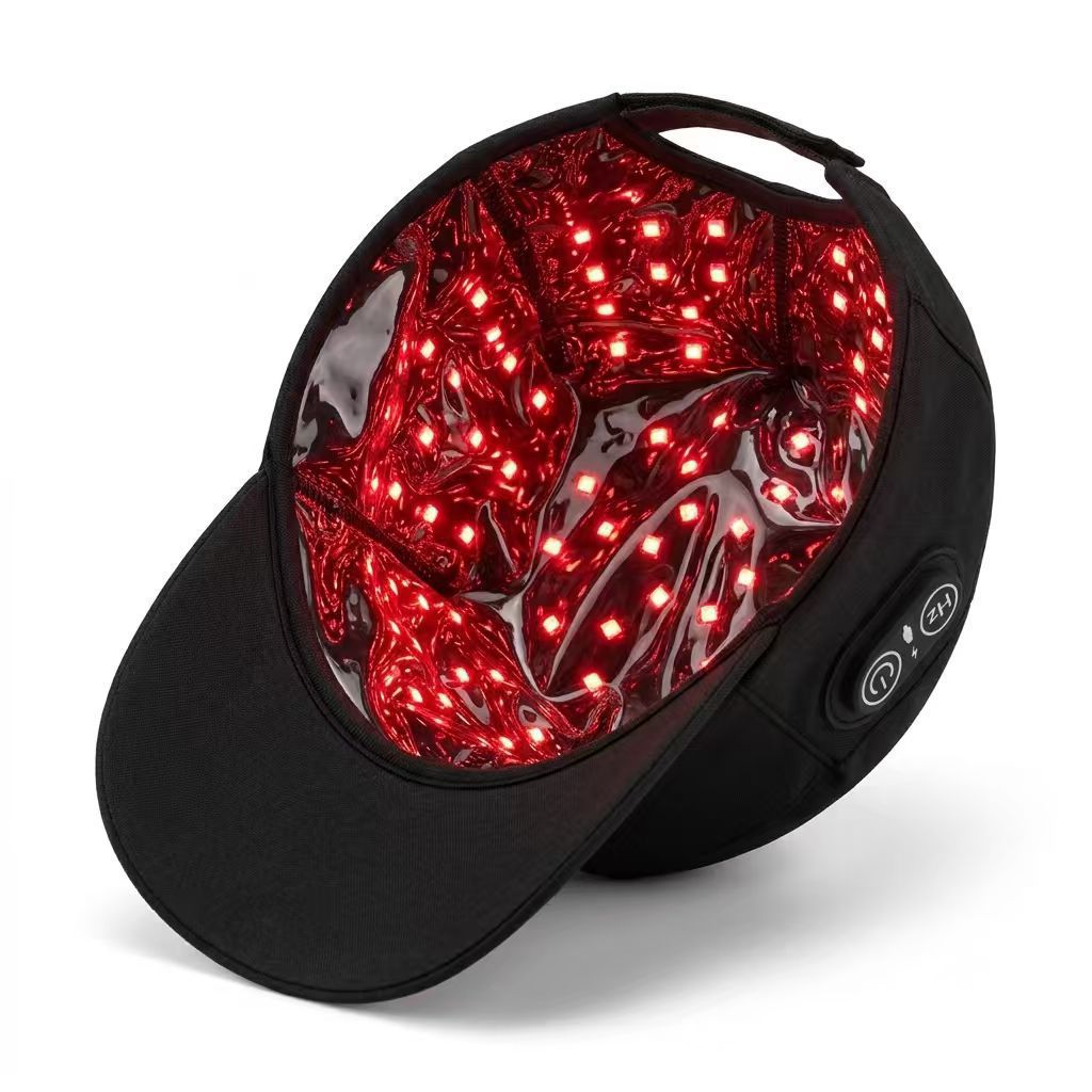 Red Light Hair Care Cap for Home Use, Led Care Cap for Scalp and Hair Maintenance, Colored Light Hair Beauty Cap, Dual Red Light Hair Care Cap
