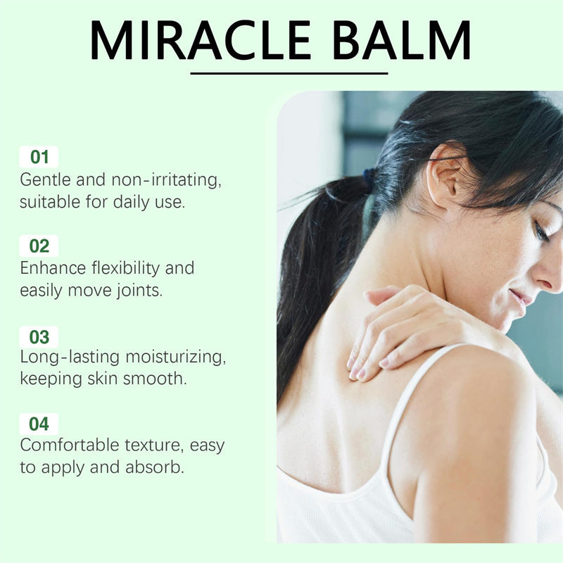 Senzio Miracle Balm Soothes Leg Joint Discomfort, Enhances Vitality, and Provides Gentle Skin Care
