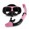 Wave Snorkeling Set Diving Goggles Diving Set Full Dry Breathing Apparatus with Prescription Lenses
