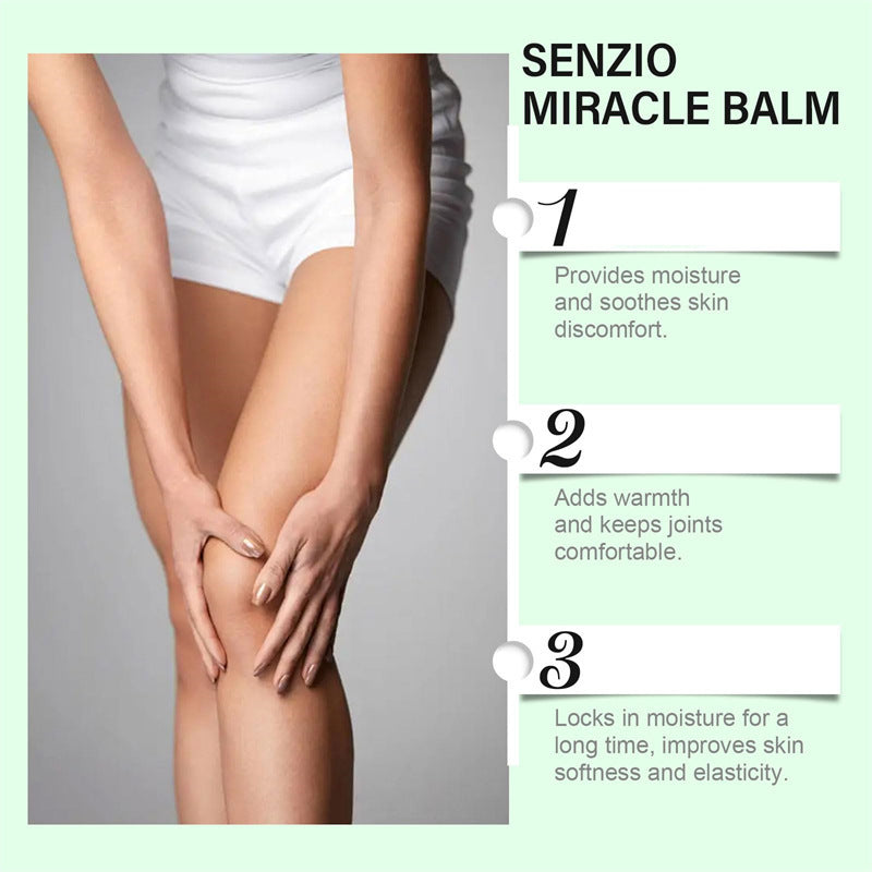 Senzio Miracle Balm Soothes Leg Joint Discomfort, Enhances Vitality, and Provides Gentle Skin Care