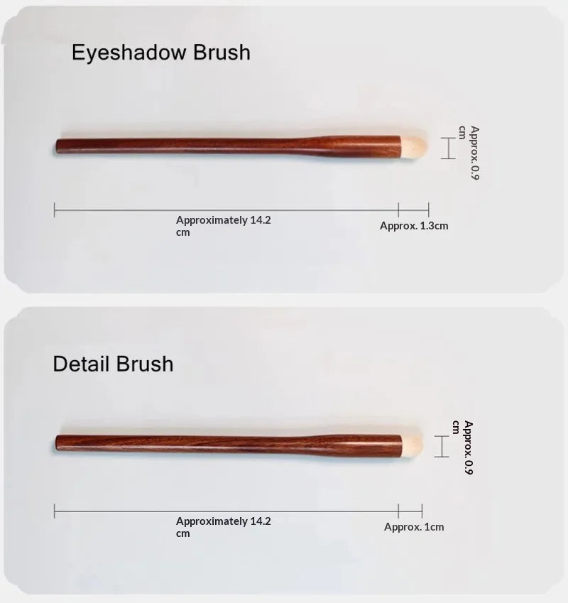 10PCS Sandalwood Makeup Brushes Set Powder Blush Foundation Blender Sculpting Eye Shadow Professional Beauty Make Up Brush