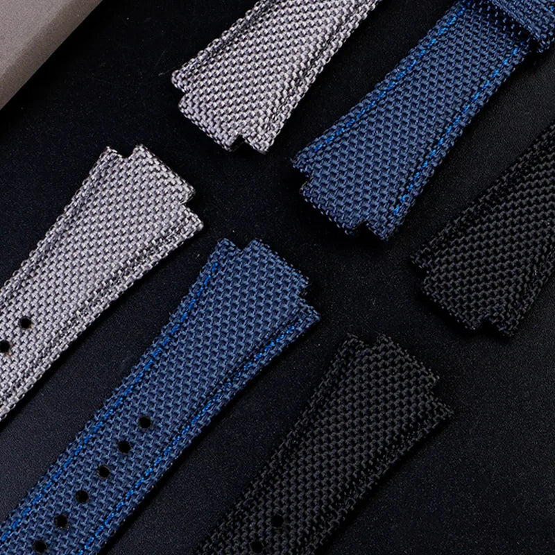 Canvas watchband for Casio Edifice EFB-680 Steel Ocean Heart Series Nylon Outdoor Watch Strap 12mm 14mm wristband Men's bracelet