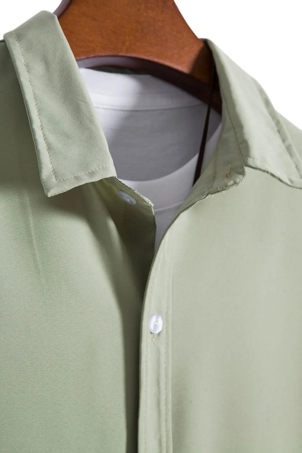 New Short Sleeve Shirts for Men Fashion Solid Casual Lapel Cardigan Tops Men Comfort Single-breasted Blouse Summer Beach Shirts