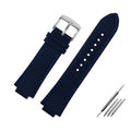 Canvas watchband for Casio Edifice EFB-680 Steel Ocean Heart Series Nylon Outdoor Watch Strap 12mm 14mm wristband Men's bracelet