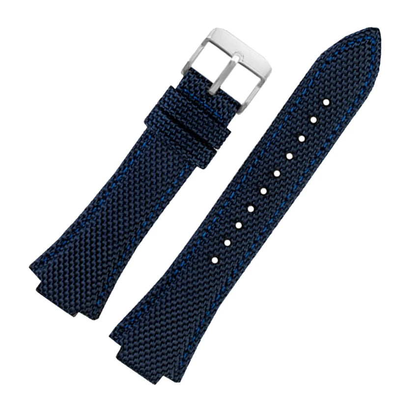 Canvas watchband for Casio Edifice EFB-680 Steel Ocean Heart Series Nylon Outdoor Watch Strap 12mm 14mm wristband Men's bracelet