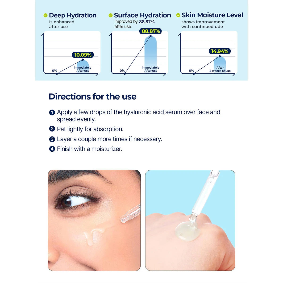 Torriden DIVE-IN Low-Molecular Hyaluronic Acid Serum 50ml,Refreshing & Non-Sticky,Korean Skincare,K-Beauty,Korean Makeup
