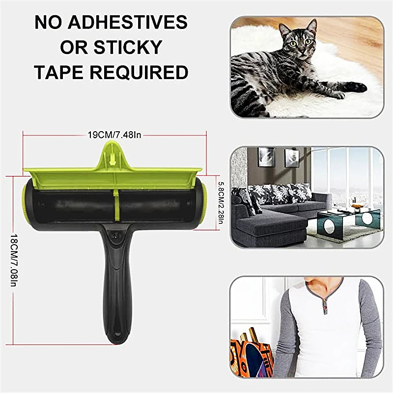 Fluff Roller Dog Hair Remover Pet BrushRemoves Hairs Magic for Animal Wool Removal Cats Lint Clothing Cleaning Tools Supplies